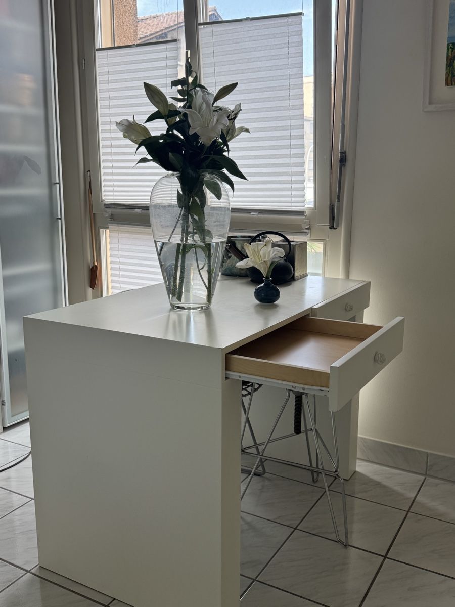 Scrivanie: Italian made white desk / table – Usato da Lugano venduto da ric_ww8j 2