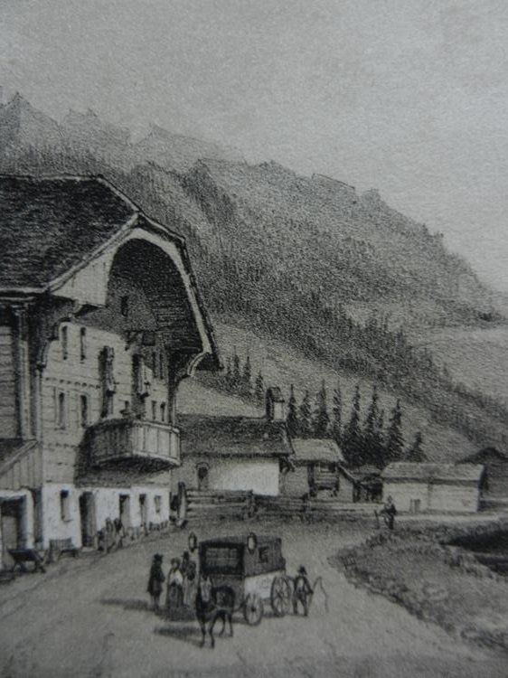 Incisioni: Kandersteg Gemmi von Ritz – Usato da Risch venduto da Rischli15 4