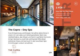 Gutschein The Capra Saas-Fee Day Spa 2 für 1 Angebot