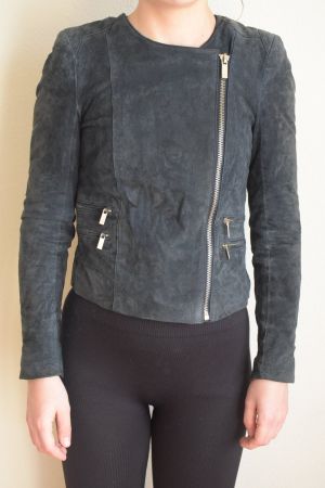 Wildleder-Jacke von MNG, Grösse 34/XS