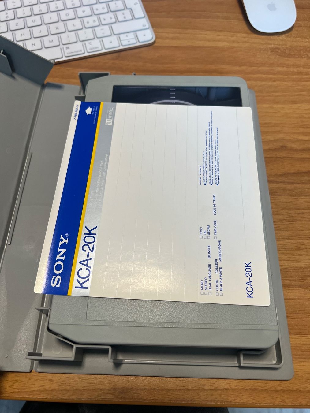 Leerkassetten: 7x Sony cassettes U-Matic KCA-20K 129m – Neu und originalverpackt aus Cossonay-Ville von inf_2fds 1