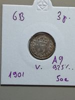 GB - 3 pence - 1901 - Victoria - AG 
