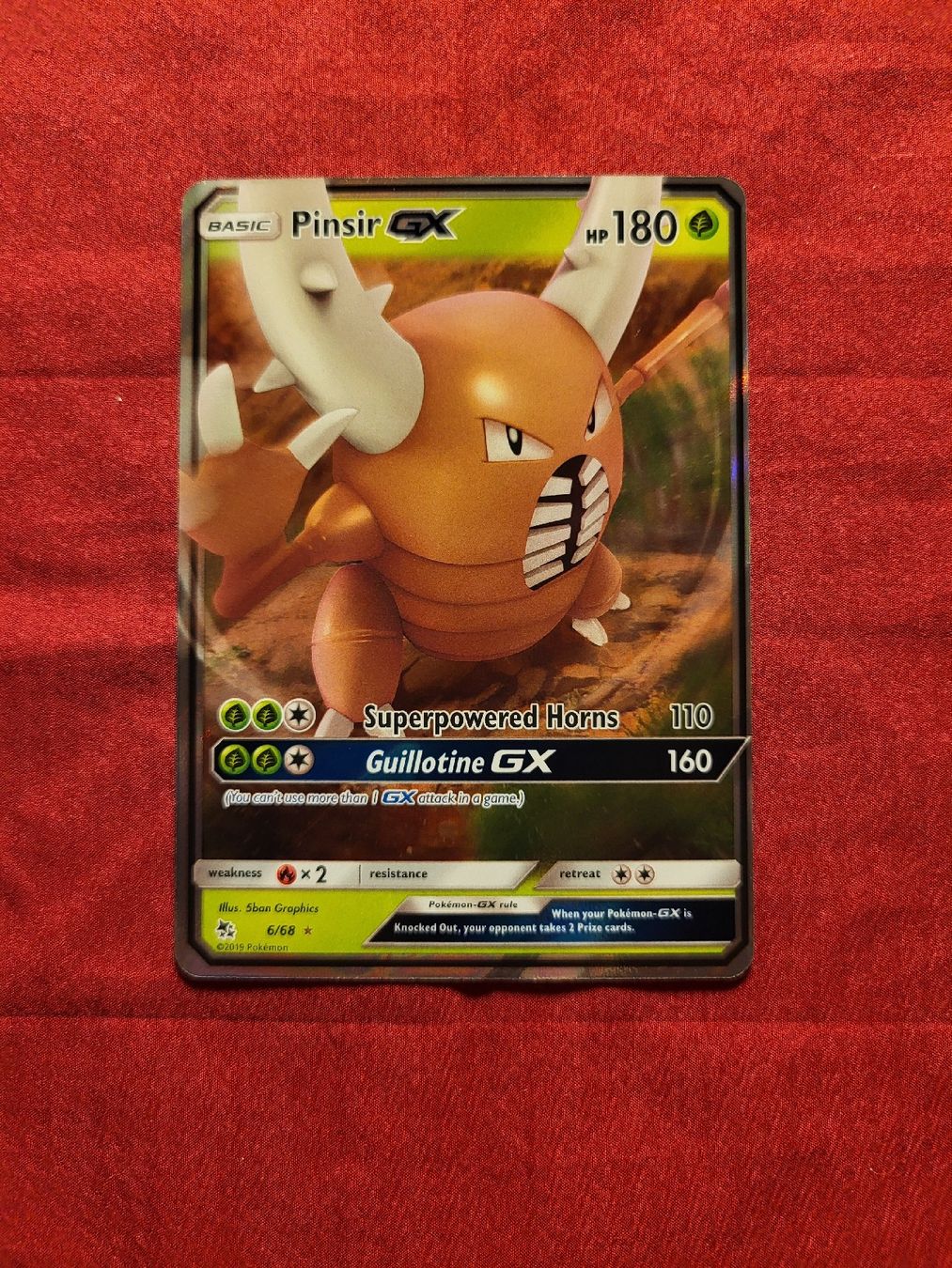 Pokémon Carte collezionabili: Pinsir GX 06/68 (EN) – Usato da Grindelwald venduto da lego9