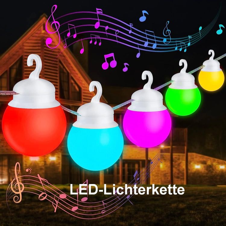 LED Birnen Lichterkette 15 Meter, wasserdicht und schlagfest Kaufen