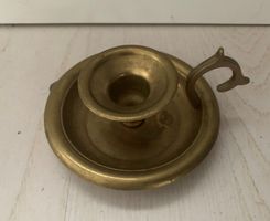 Schmucker kleiner Messing-Kerzenständer
