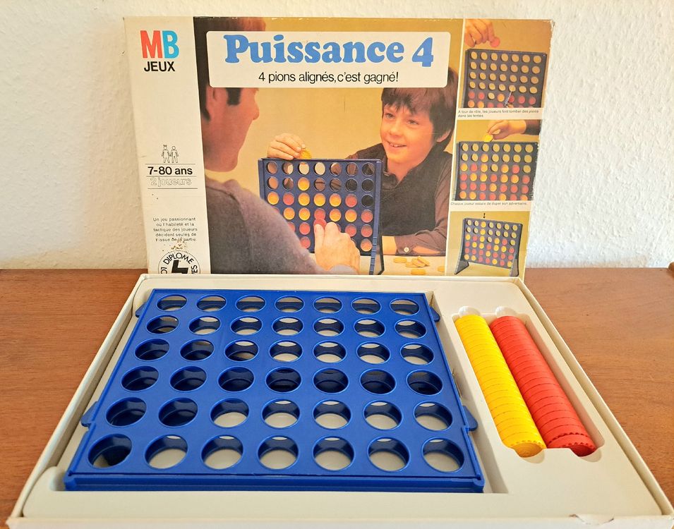 Puissance 4 MB Jeux Vintage - Jeu de société complet! (D'occasion) à ...