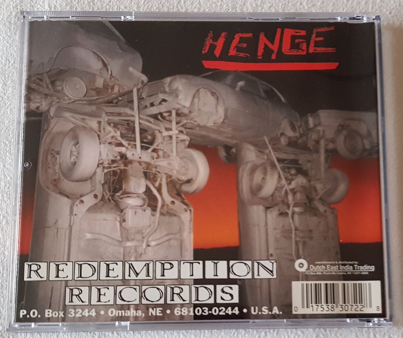 CD: Ritual Device – Henge - CD - 1993 - US First Press – Usato da Uster venduto da Zardodel 1