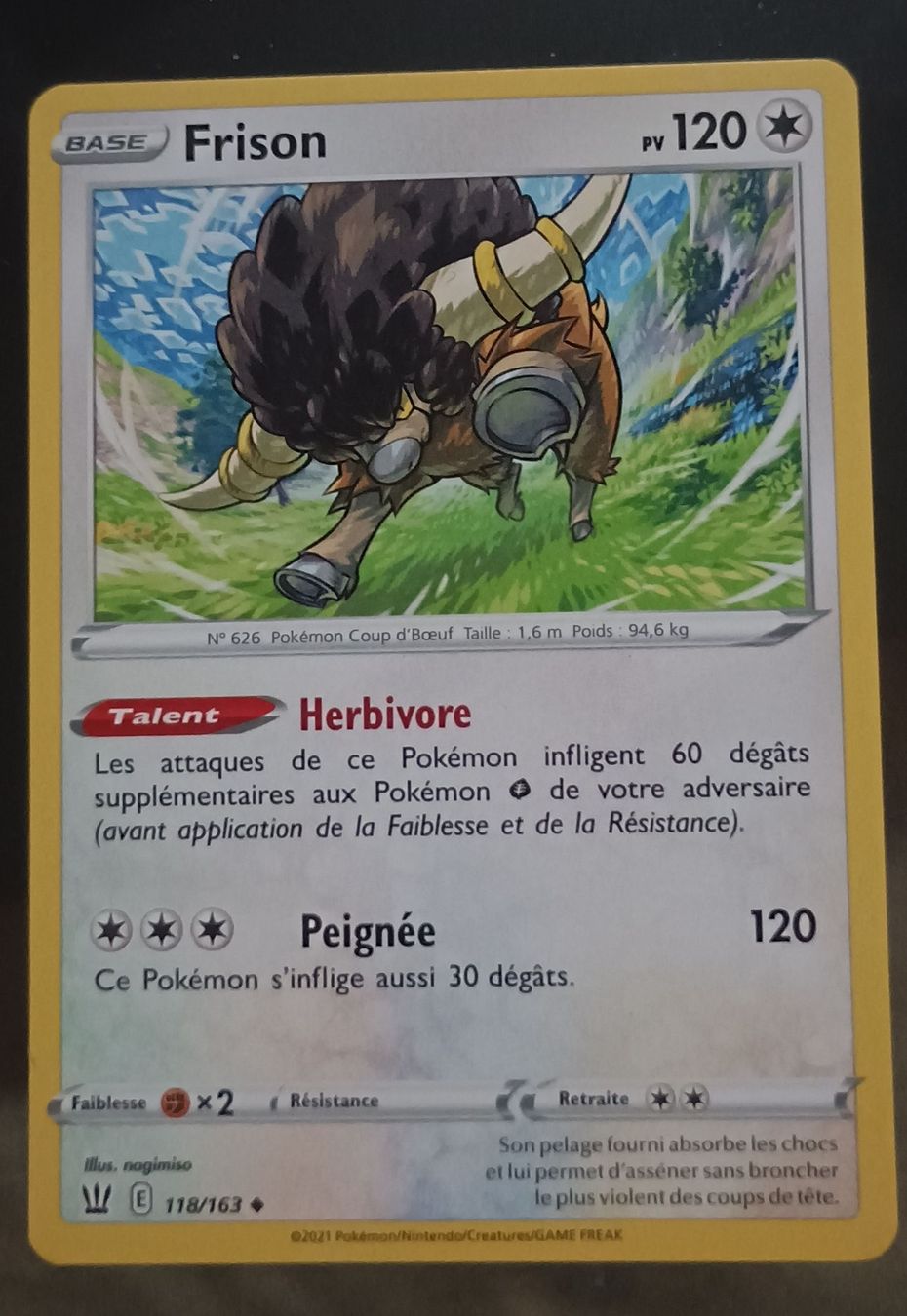 Pokémon Carte collezionabili: Carte Pokémon Frison - Edition Récente - Comme Neuve ! – Nuovo (secondo la descrizione) da Murten venduto da Palli23