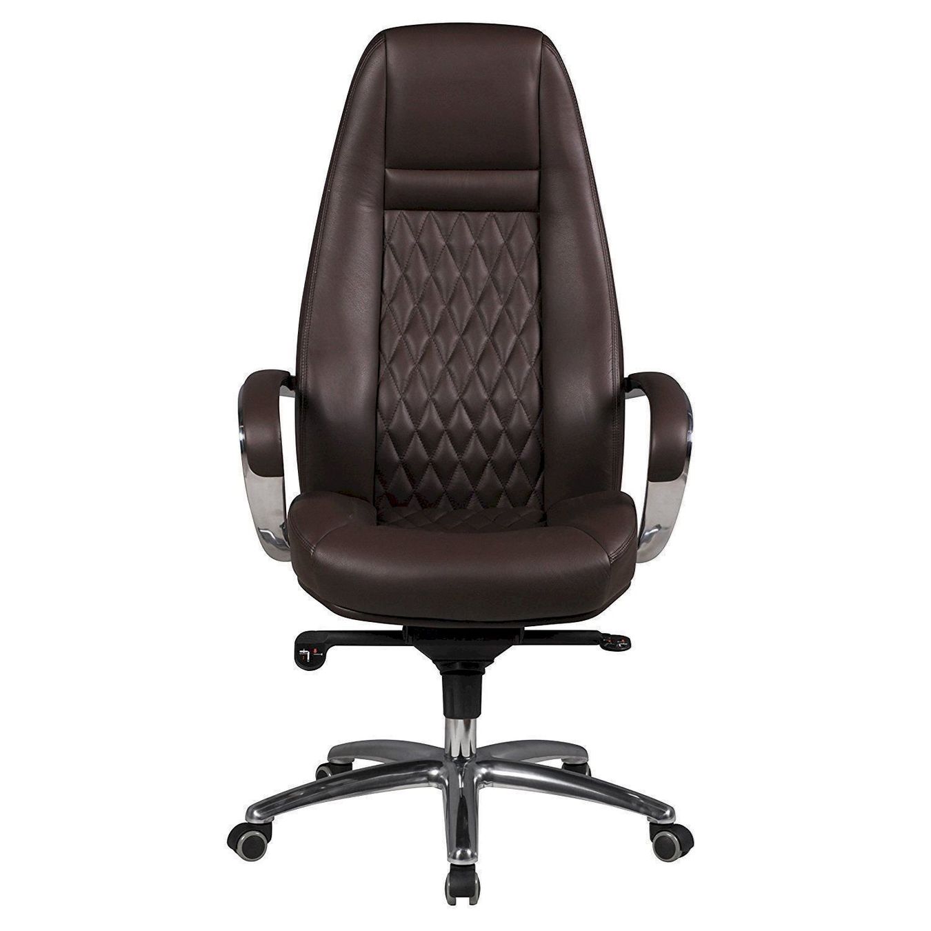 Sedie: AMSTYLE Austin Chefsessel braun Leder – Nuovo e nell'imballaggio originale da Bottighofen venduto da zaap 1