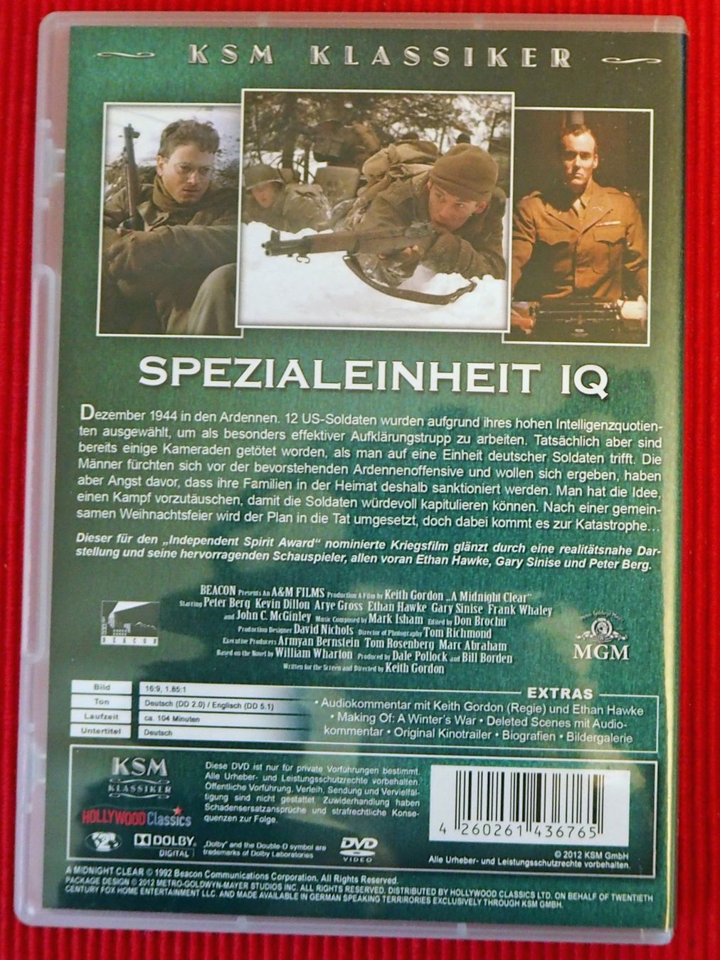 Tutti i DVDs: Spezialeinheit IQ / Ethan Hawke – Usato da Chur venduto da dluli 1