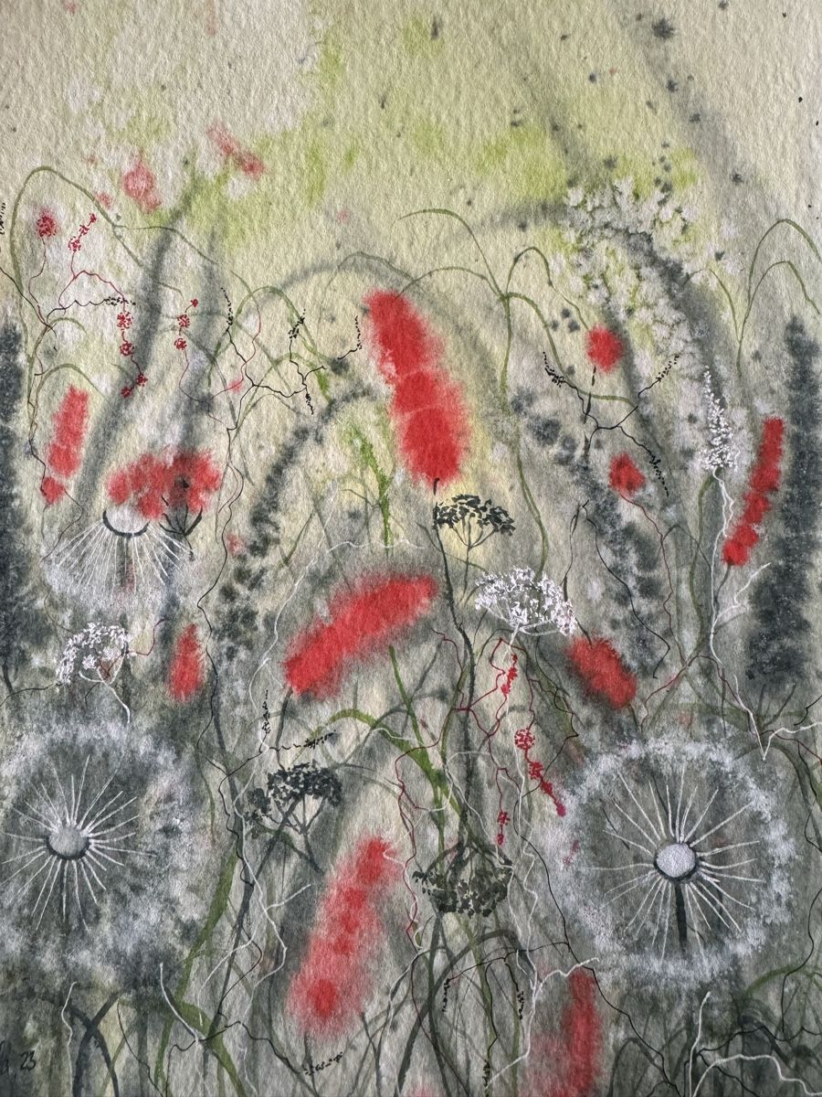 Gemälde: Aquarell Unikat , handgemalt – Gebraucht aus Lanzenhäusern von Galaa 2