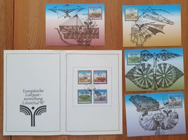 DDR: Historische Flugmodelle 1990 / Ersttag gestempelt