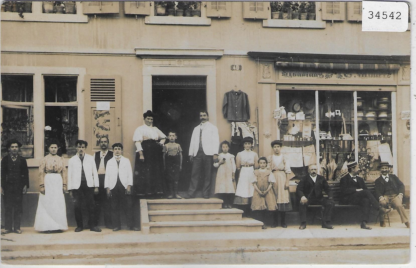Cartoline postali: Aesch BL - Hauptstrasse 40, jetzt 51 - Coiffeur Vogel – Usato da Ettingen venduto da Kartenplanet