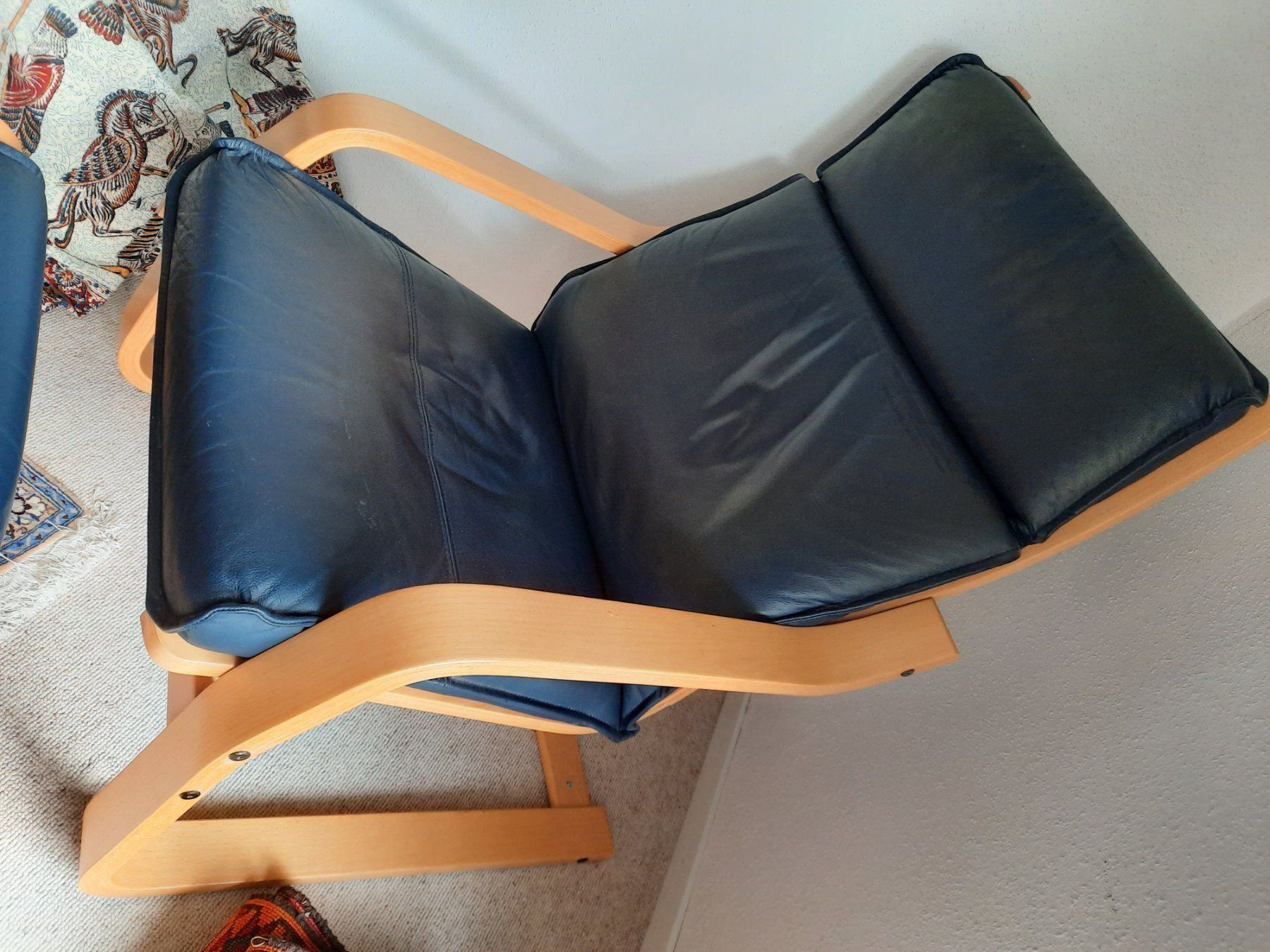 Sessel: bequemer Design Wipp-Sessel mit Schemel – Gebraucht aus Herrliberg von AlexandraBopp 1