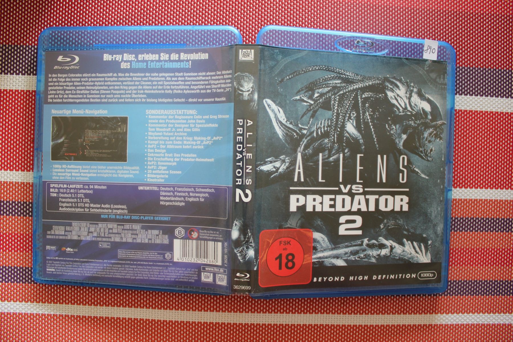 Alle DVDs: Aliens vs. Predator 2 # BLU-RAY(890) – Gebraucht aus Geroldswil von