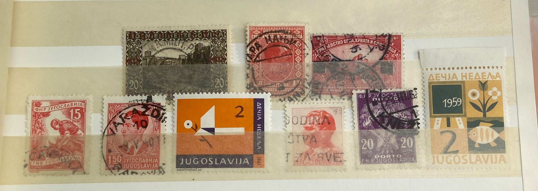 Tutti i francobolli: Yugoslavia old stamps – Usato da Collex venduto da RCXGJ