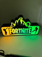 Lightbox lumière led RGB Fortnite