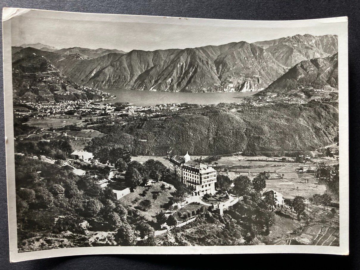Cartoline postali: Lago di Lugano, 4 Karten – Usato da Pfäffikon SZ venduto da Etzelstuermer 1