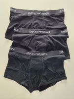 3x Emporio Armani Bosxershorts / Unterhosen schwarz