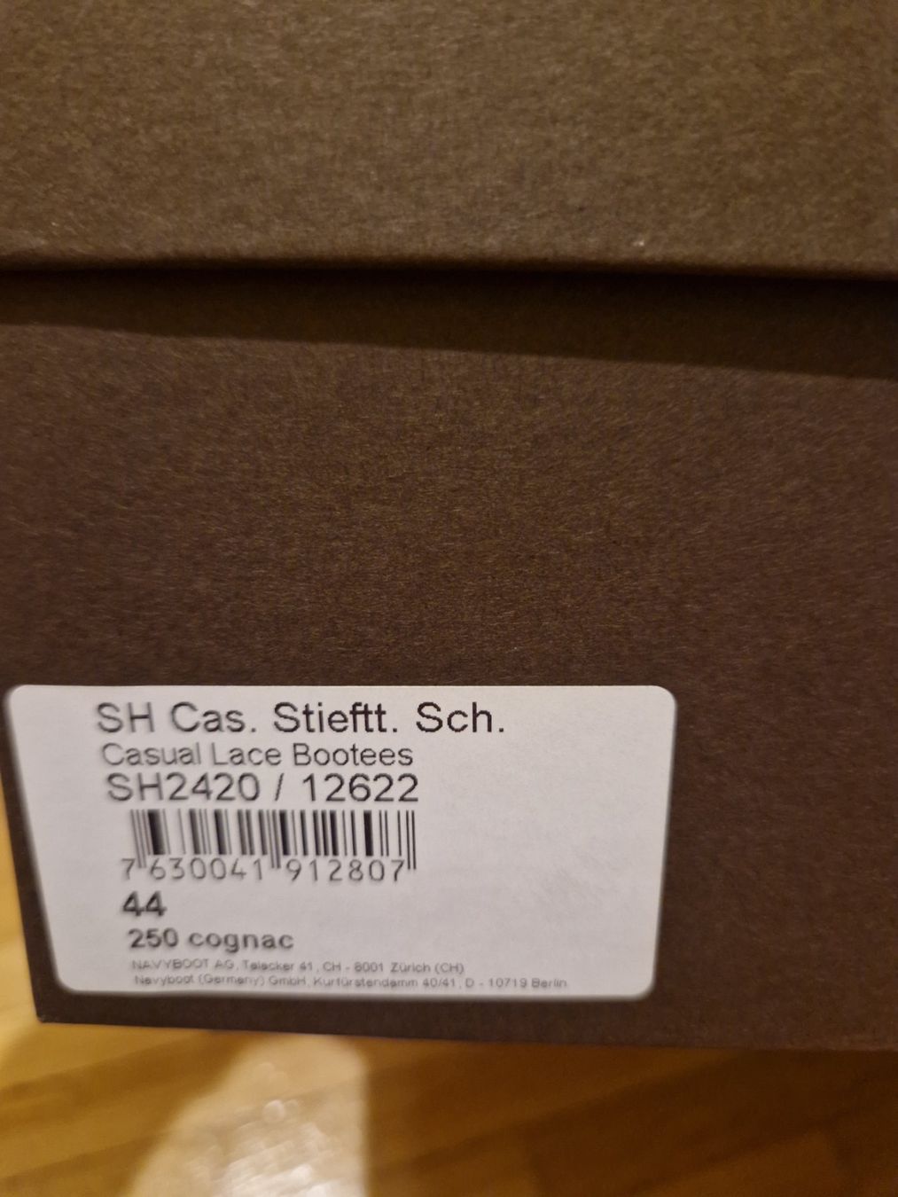 Navyboot Herrenschuhe: Navyboot Stiefel Grösse 44 – Neu und originalverpackt aus Kreuzlingen von SaniZ1183 1