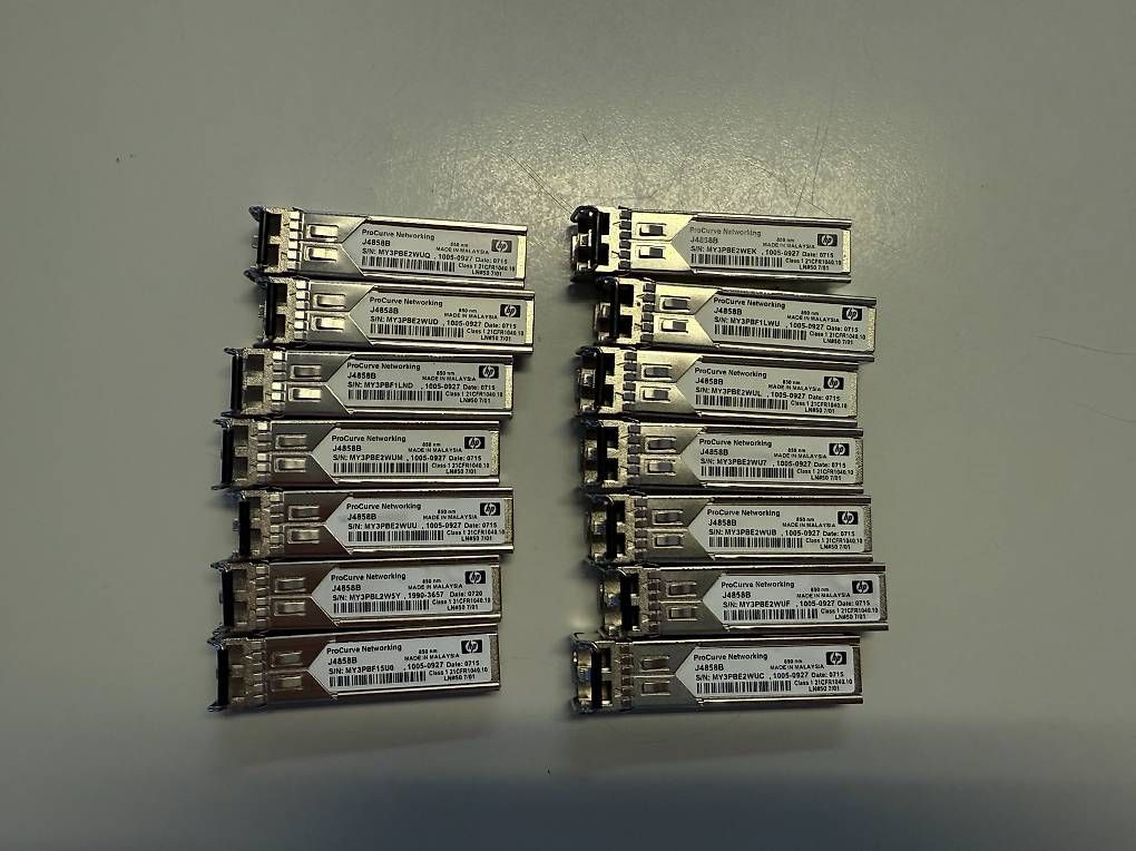 Akkus & Batterien: Lot de 14 modules SFP HP – Gebraucht aus Genève von thibaudrossetti