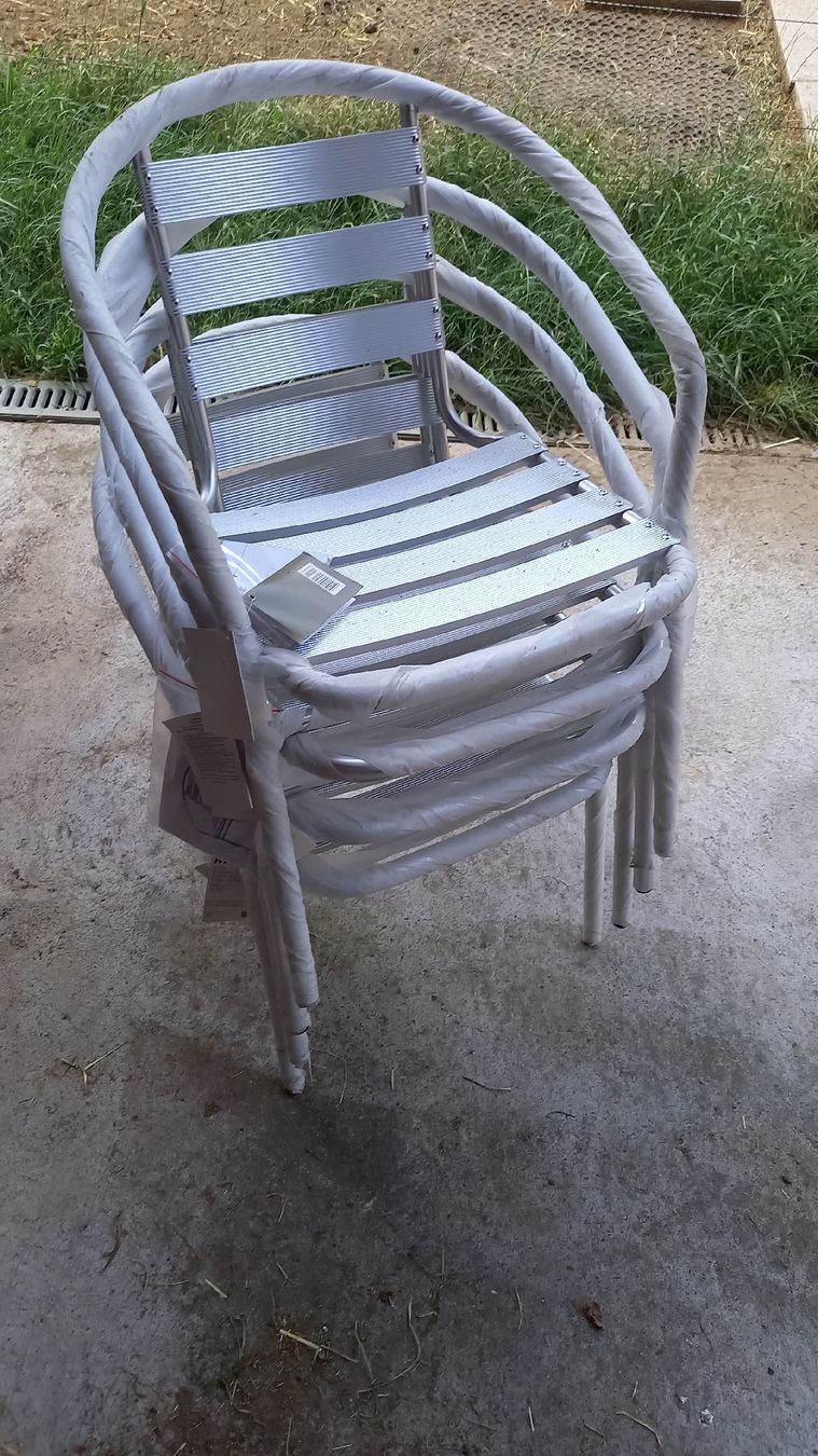 Sedie: Gartenstuhl alu – Nuovo e nell'imballaggio originale da Oberrohrdorf venduto da Bomber08 1