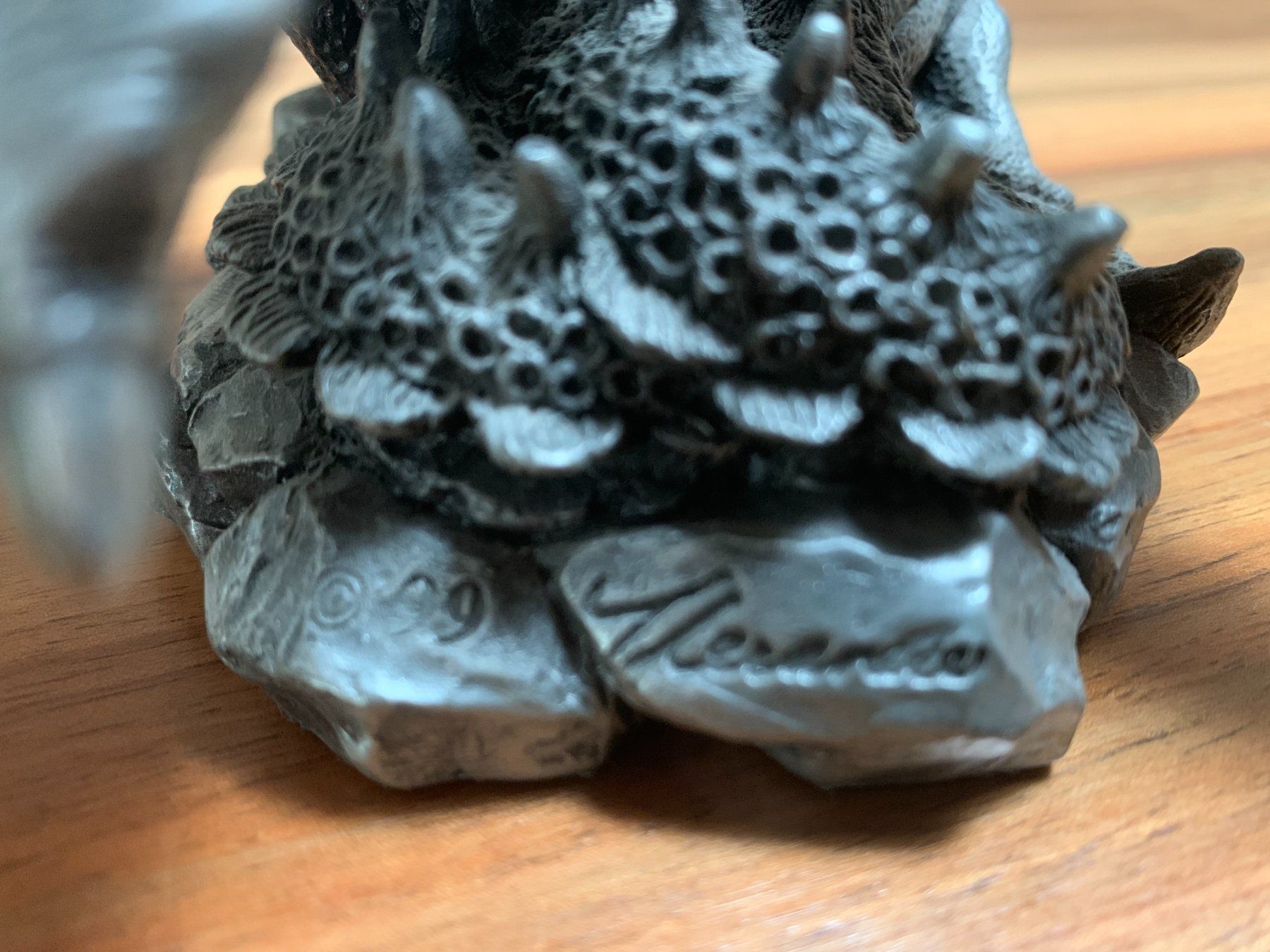 Statuette: Drachen mit Kristallkugel – Nuovo (secondo la descrizione) da Aarburg venduto da Ricardolager 3