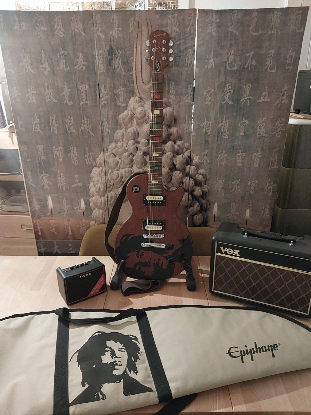 Epiphone Musikinstrumente: Epiphone Les Paul Gitarre, Bob Marley Design – Gebraucht aus Hinwil von saintbrunosaint 8