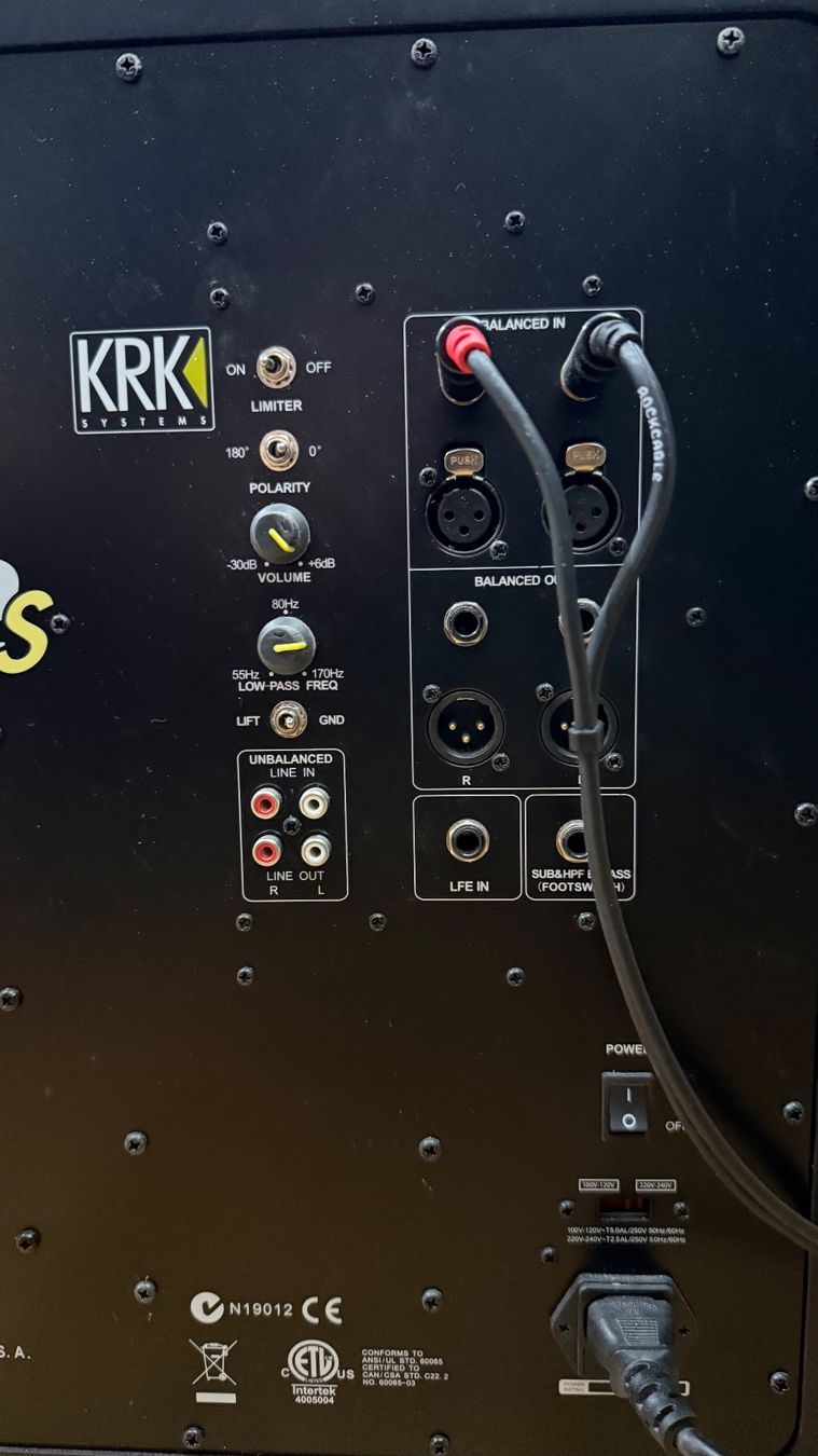 KRK Systems Lautsprecher: KRK 12S Subwoofer – Gebraucht aus Laupen BE von F3RN1 4