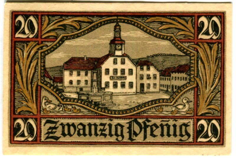 Banconote: Notgeld "20 Pfennig. Remda 1921" – Usato da Basel venduto da Butsch5