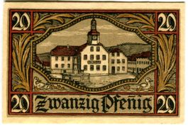 Notgeld "20 Pfennig. Remda 1921"