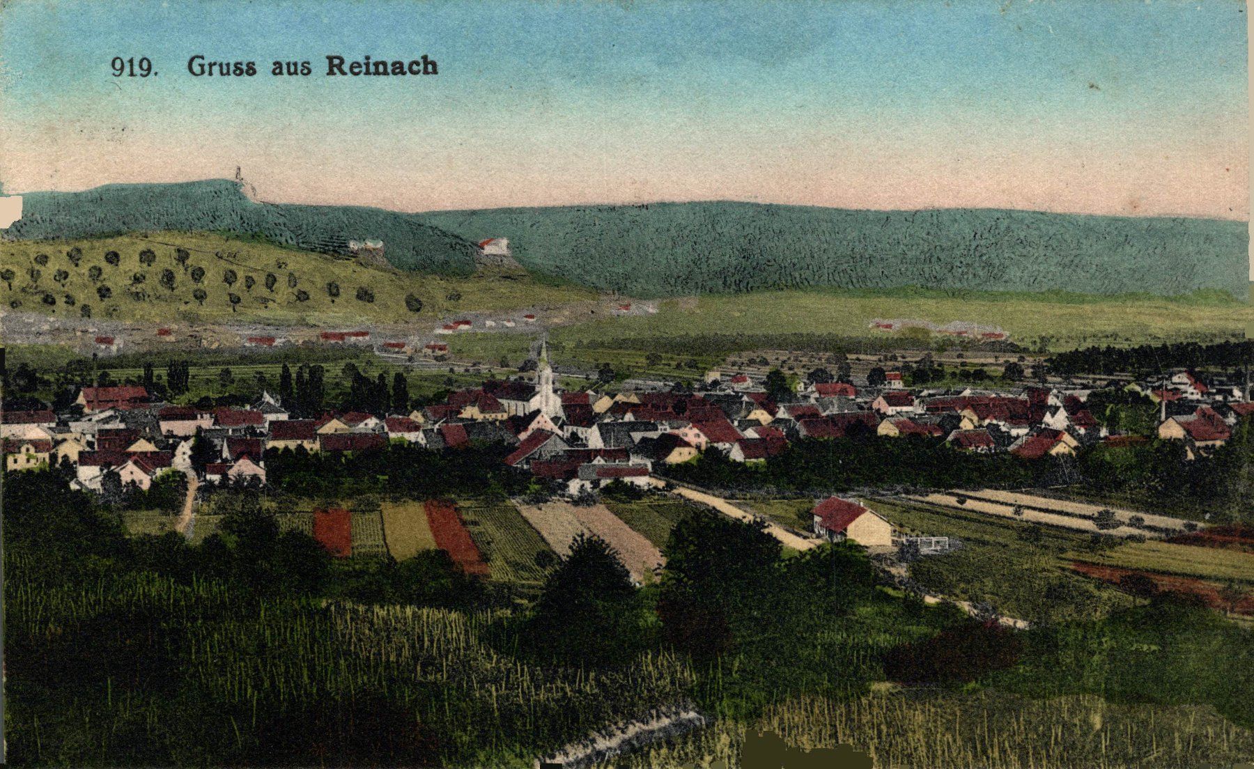 Cartoline postali: Gruss aus Reinach – Usato da Bronschhofen venduto da Astore