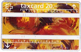 PTT taxcard 20.- / Curt Walter