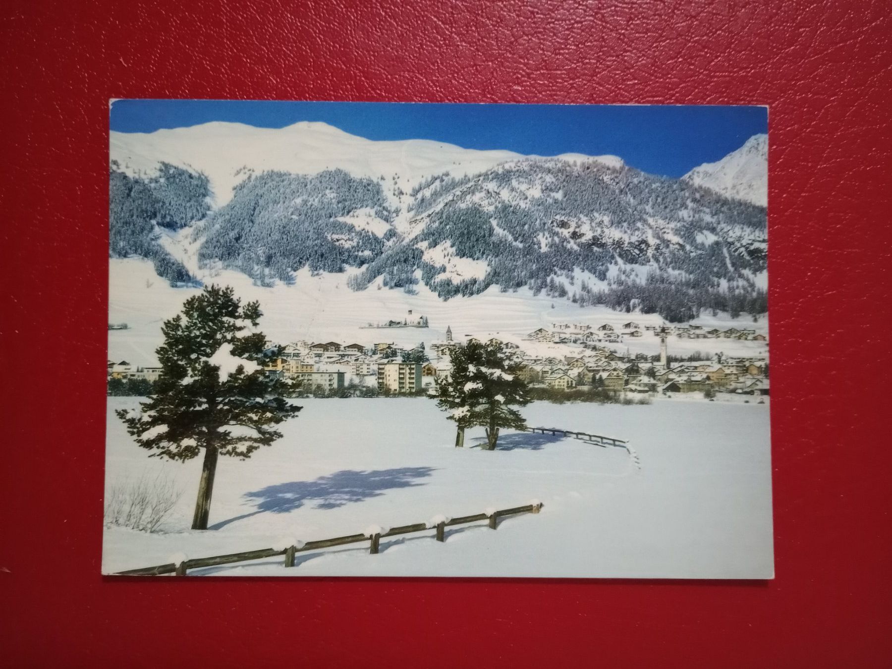 Ansichtskarten: Samedan Graubünden Winter – Gebraucht aus Küttigen von Melisch1000