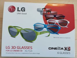 LG 3D Brillen Cinema 3D AG-F520 6 Stk. 