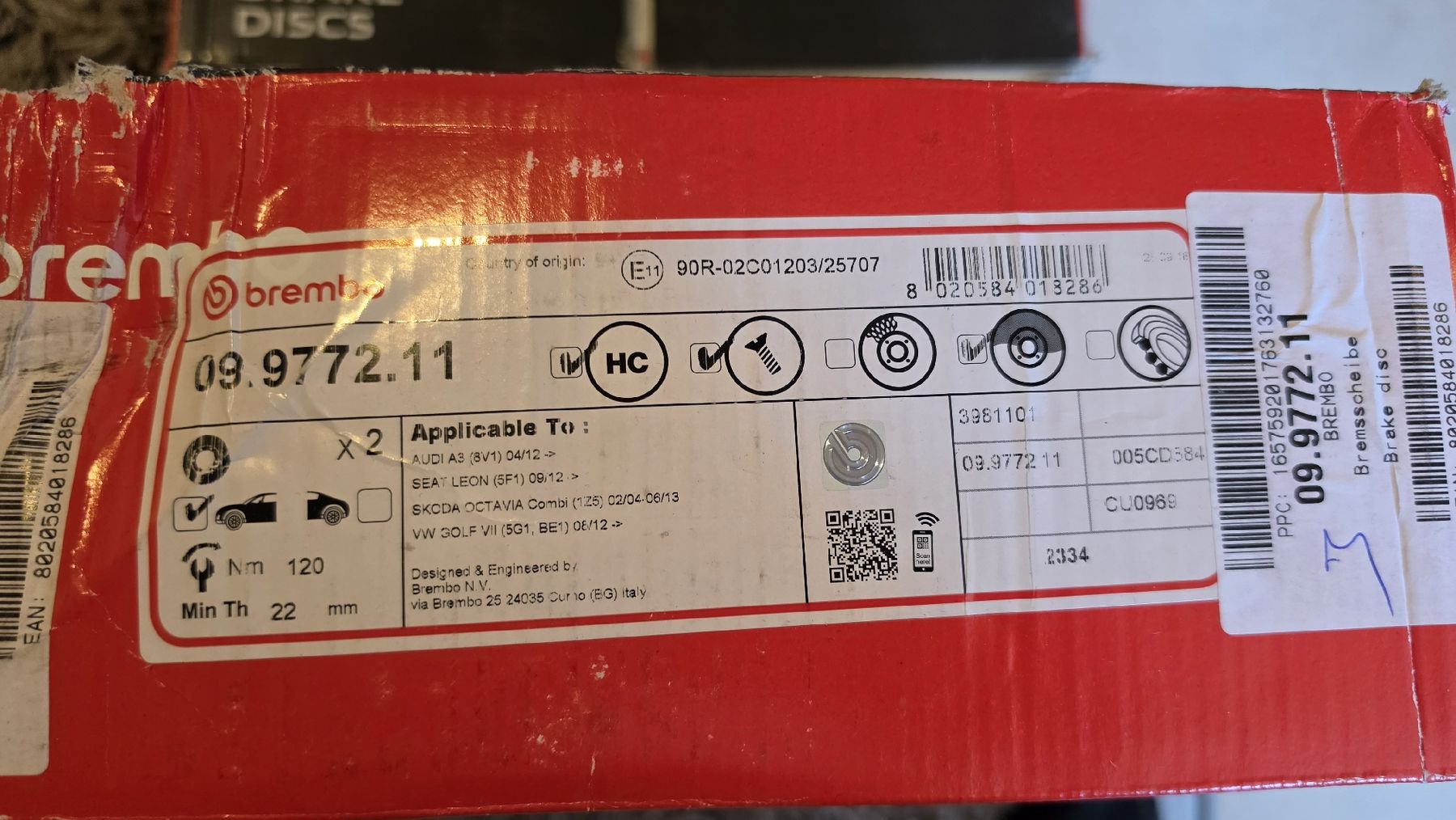 Brembo Tutti pezzi di ricambio auto: Brembo Bremsset – Nuovo e nell'imballaggio originale da Bremgarten AG venduto da Hoeggerd 3
