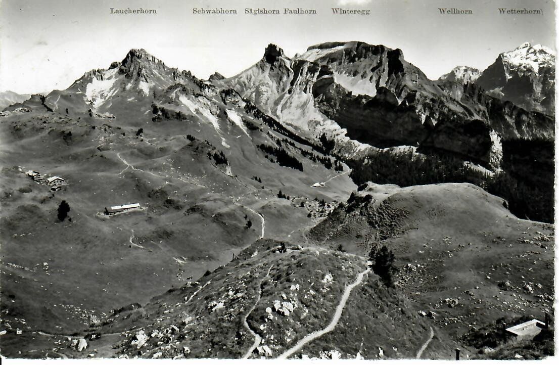 Ansichtskarten: Route Schynige Platte Faulhorn – Gebraucht aus Hochdorf von Ziegel-16