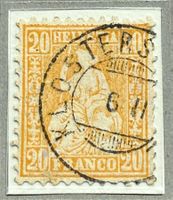 32 Grosser Zwerstempel Klosters-Platz AW Gr.139