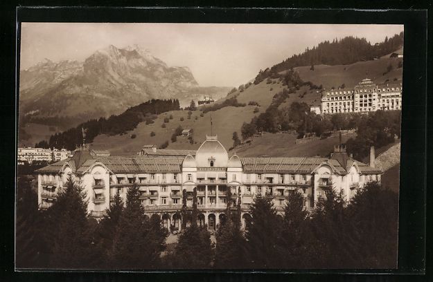 Cartoline postali: AK Engelberg, An der Kuranstalt – Usato da Berlin venduto da bartko-reher