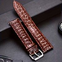 Bracelet de montre en cuir de veau souple 22 mm  unisex