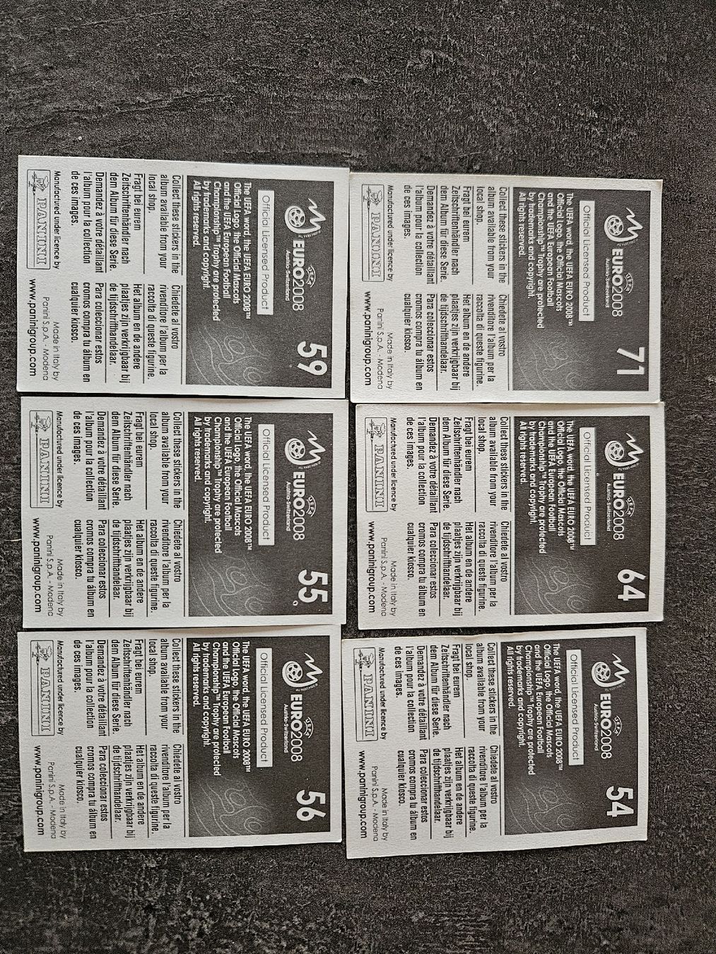 Panini Carte collezionabili: Schweizer Nati Bundle Euro 2008 – Usato da Aarau venduto da san_pb85 1