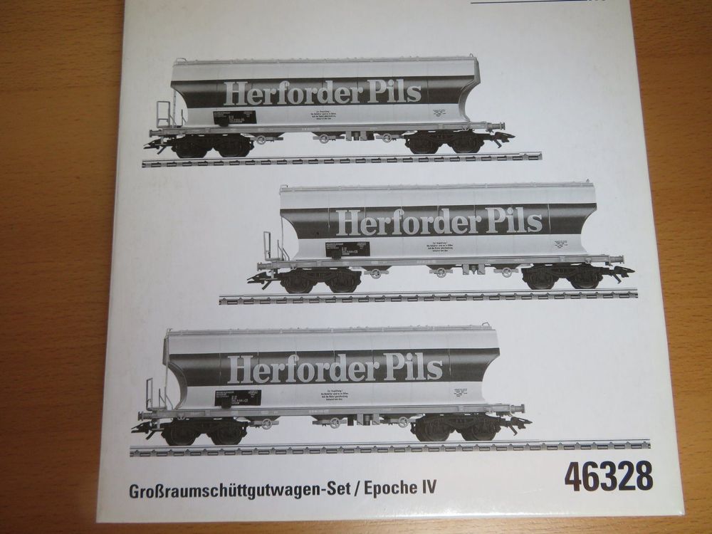 Märklin H0 - 46328 - Drie silowagens van Herforder Pils - Catawiki