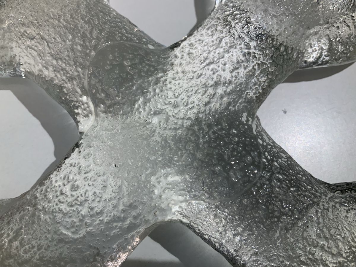 Glasi Hergiswil Portacandele: Chandelier en verre – Usato da rolle venduto da Tontonjulot 4