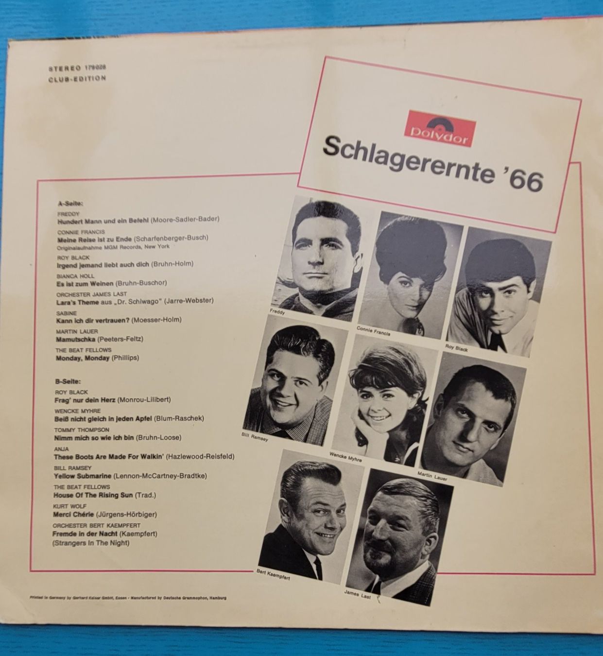 Dischi in vinile: Schlagerernte 1966 – Usato da SCHÜBELBACH venduto da CoKaHa 1