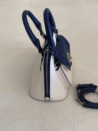 Sac à main Nine West bicolore bleu