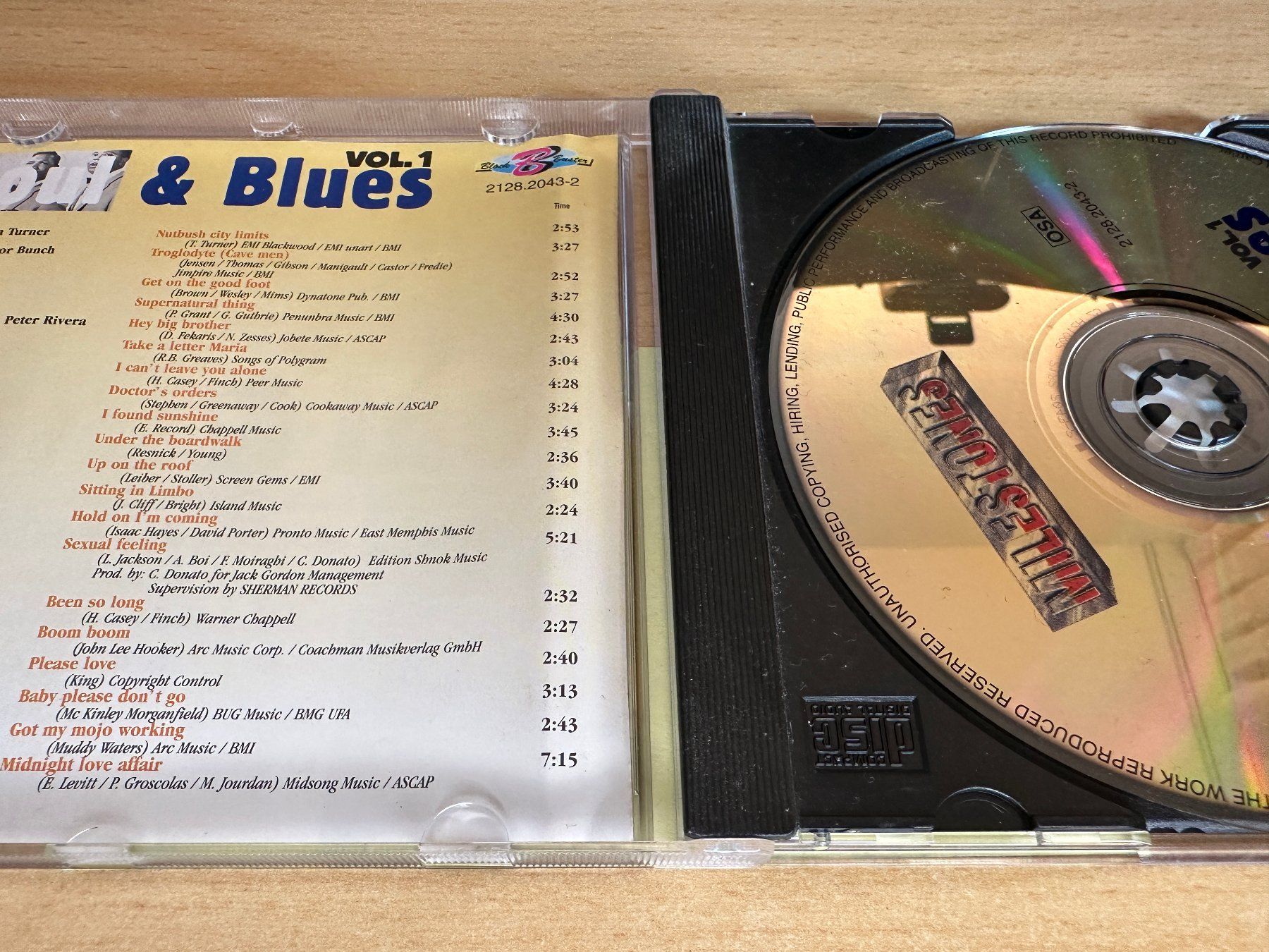 CDs: Various – Soul & Blues Vol. 1 – Gebraucht aus Rikon im Tösstal von Alpenmutz 2