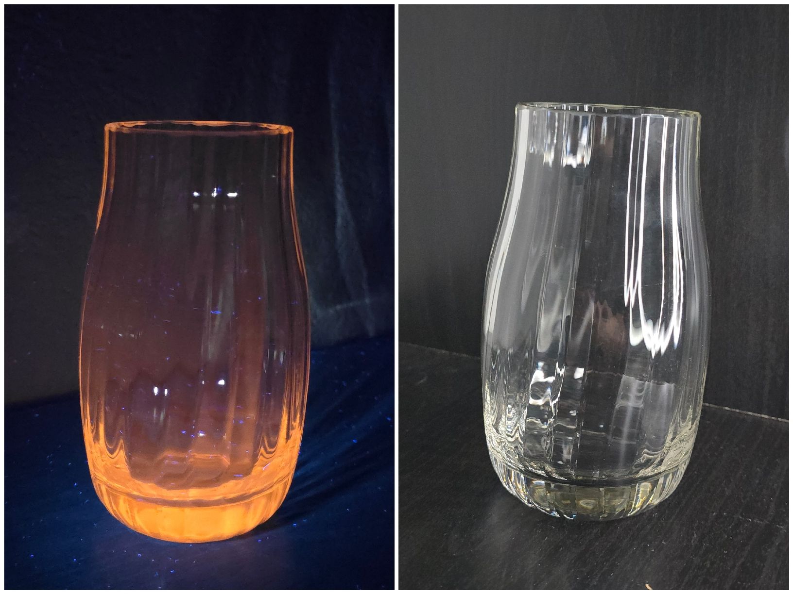 Gläser: grosses Coktailglas oder Vase Uranglas  – Gebraucht aus Flamatt von Tyrael01