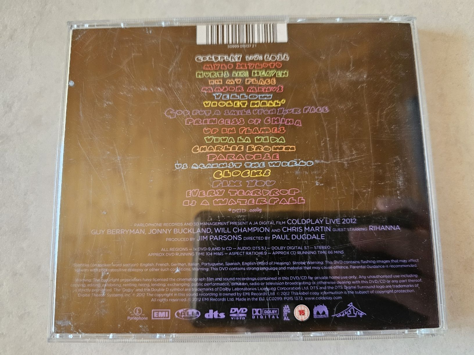 CD: Coldplay  -  Live 2012  /  CD + DVD – Usato da Schneisingen venduto da backstore24 1