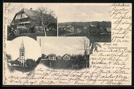 Unterlangenegg, Ortsansicht vom Feld aus