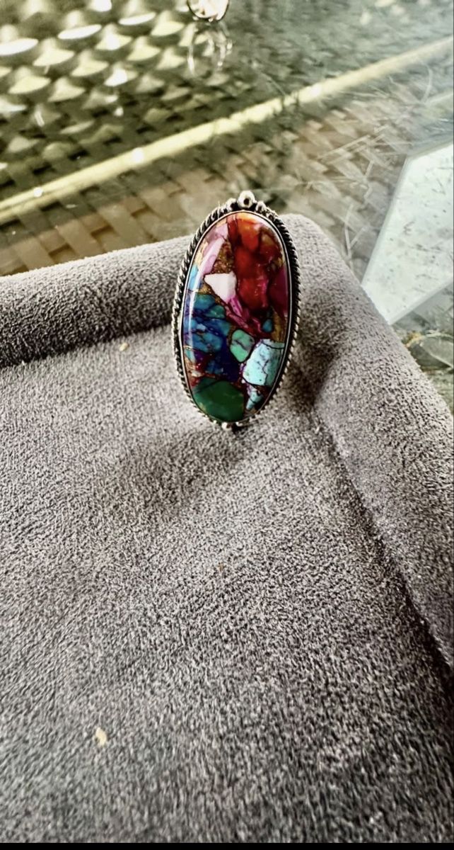 Anelli: Rosa Kupfer Türkis Silber 925 Ring – Nuovo e nell'imballaggio originale da Kriens venduto da Hortensie6 4
